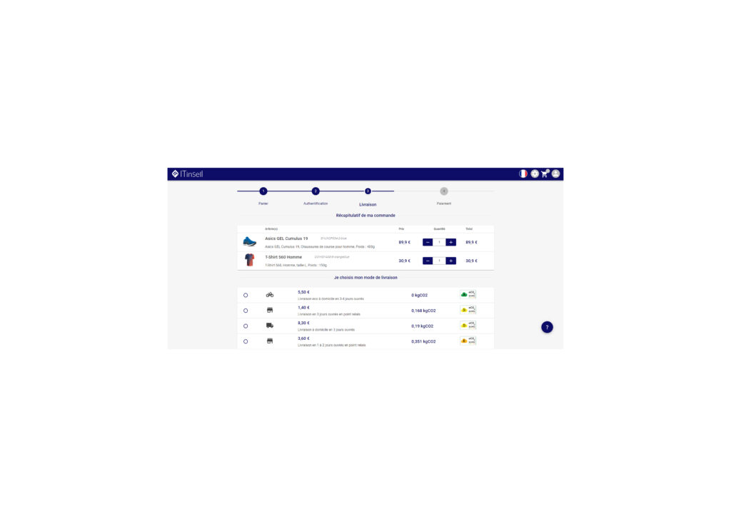 Mesurez l'empreinte carbone - ITinSell Software
